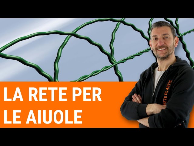 La rete per proteggere le aiuole