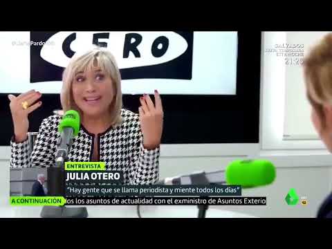 JULIA OTERO PIDE A CRISTINA PARDO QUE SE DESENMASCARE A LOS PERIODISTAS QUE MIENTEN.