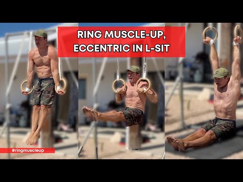 Ring Muscle-up, Eccentric in L-Sit