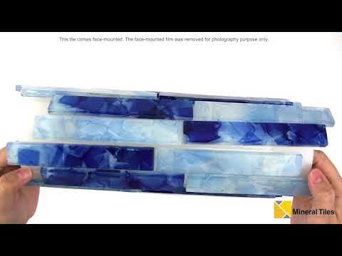 Liquid glass tile collection