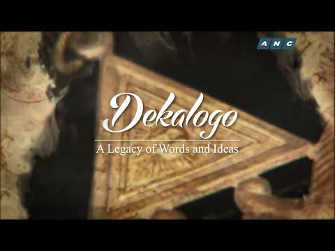 LOREN LEGARDA: Dayaw Season 9 Episode 3 - “Dekalogo" (A Legacy of Words and Ideas)