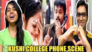Kushi College Phone Scene Reaction | Thalapathy Vijay | Jyothika | Kushi Movie Scene Reaction