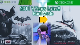 Playing Hard Mode after 14 Years Batman Arkham City Remastered