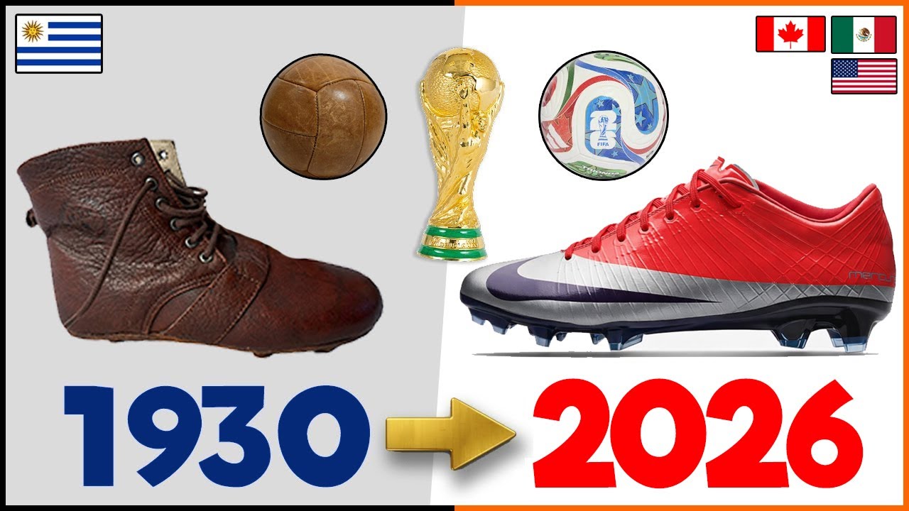 Evolution of World Cup 🏆⚽ Football Boots History