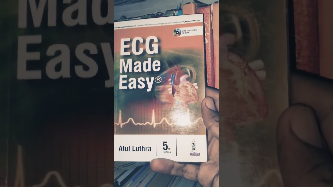 Books on ecg |ecg made easy | Books for cardiology #heart #ecg #mbbs