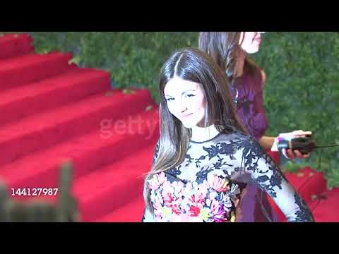 Victoria Justice at "Schiaparelli And Prada: Impossible Conversations" Costume Institute Gala.