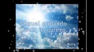Miguel Gallardo Decir te quiero