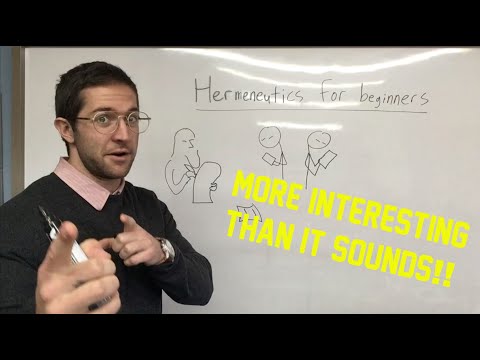 Intro to Hermeneutics in under 5 minutes!