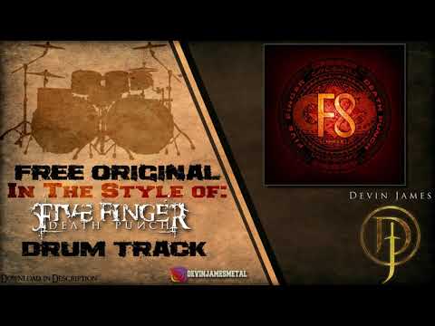 Five Finger Death Punch Styled Free Original Drum Track - 130 BPM (FREE WAV & MIDI DOWNLOAD)