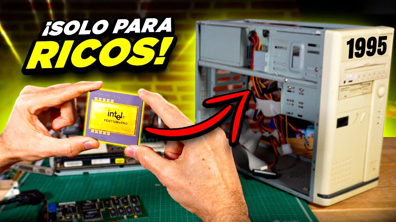 VIAJÉ en el tiempo a 1995 y monté el pc más BESTIAL con la gráfica más REVOLUCIONARIA