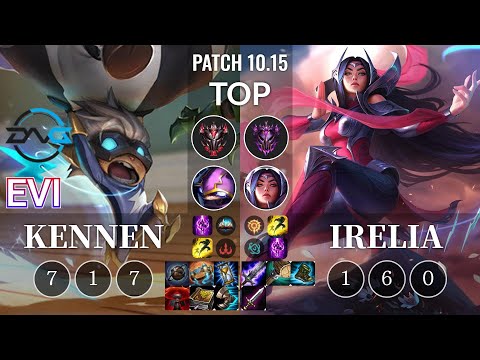 DFM Evi Kennen vs Irelia Top - KR Patch 10.15