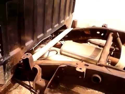 DIY: GMC gas tank cross member tutorial part 2