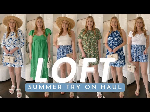 LOFT SUMMER TRY ON HAUL 2024 ☀️ 40% OFF SALE ???? Vacation Outfit Ideas, Cruise Outfit Ideas 2024