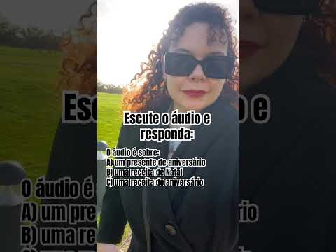 Exercício de compreensão auditiva em espanhol #espanhol #aprenderespanhol #espanolconcalidad