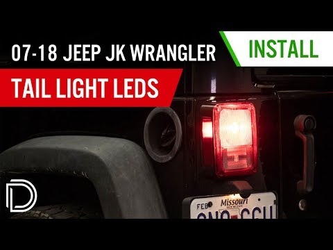 How to Install 2007-2018 Jeep JK Wrangler Tail and Backup LEDs | Diode Dynamics