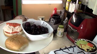 How To Make Easy Salmon Salad Sandwich With Tomatoes And Cherries