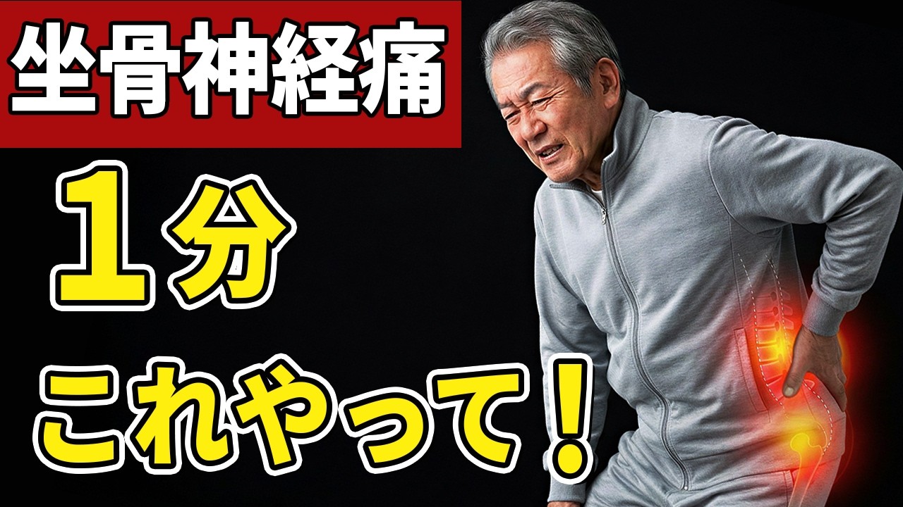 【知らないと損】坐骨神経痛を改善する最も効果的な運動3選と絶対やってはいけない3つの間違い