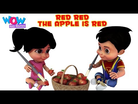 The Apple is Red (Colors song) with Vir: The Robot Boy - Play & Learn Colours, Babies and kids songs