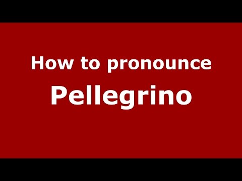 How to pronounce Pellegrino (Brazilian Portuguese/Brazil)  - PronounceNames.com