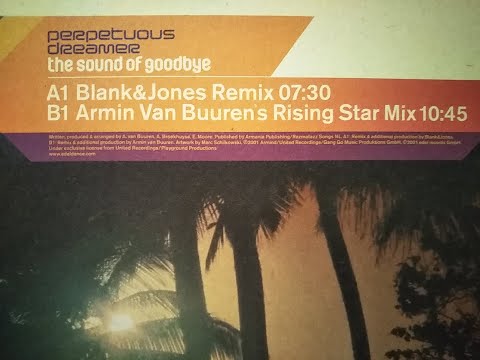 Perpetuous Dreamer - the sound of goodbye (Armin van Buuren's Rising Star mix)   vinyl