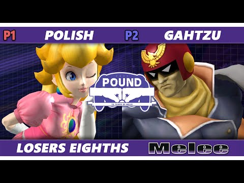 Pound 2021 Top 8 Losers - Polish (Peach) Vs. Gahtzu (Falcon) SSBM Melee Tournament