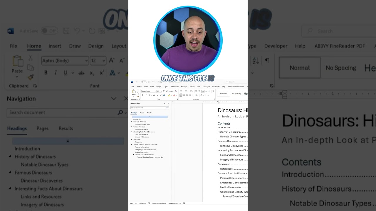 Make PDFs Accessible from the Start: Word to PDF Export Tip #pdfaccessibility