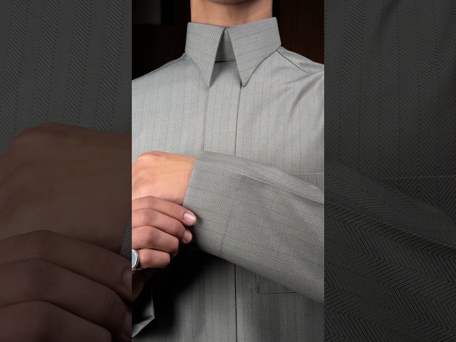 قماش مقلم نقش | تيتانيوم مذهب L5