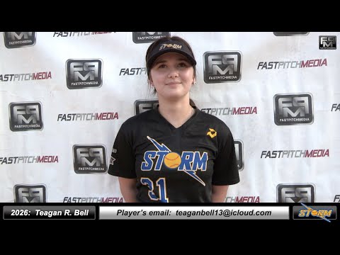 2026 Teagan Bell 4.0 GPA - Outfielder Softball Skills Video - California Storm