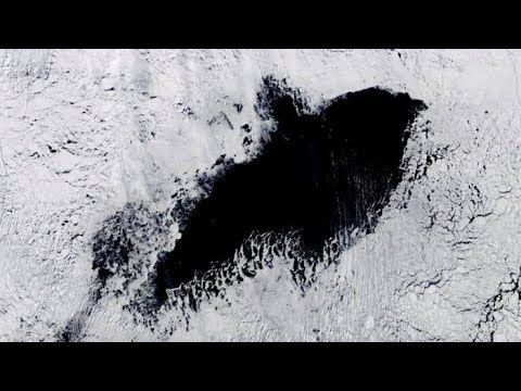 ANTARCTICA MYSTERIES | HOLE EXACTLY THE SIZE OF SWITZERLAND EMERGED IN THE ICE