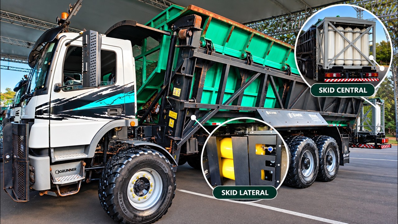 🚜 Grunner lança máquina inteligente movida a biometano com autonomia de até 45 horas