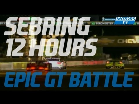 Sebring 12 Hours 2012 | final laps epic GT battle