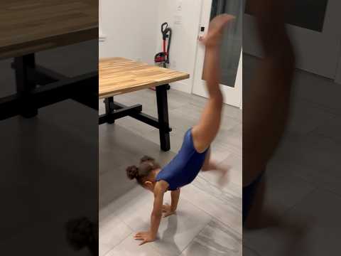 Daughter Does Cartwheel For The First Time And Dad Does This #shorts