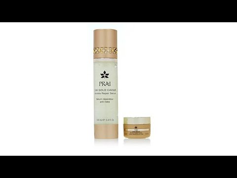 PRAI 24K Gold Caviar Wrinkle Serum and 24K Gold Wrinkle ...