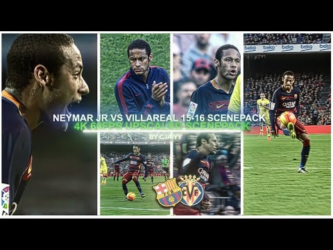 Neymar JR vs Villareal 15-16 ● 4K60FPS SCENEPACK / ● ( ADDED TOPAZ NO AE CC) FOR EDITING