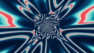 Blue Red Colorful Neon Tunnel – Trippy VJ Loop Background Visuals 4K - Party Wallpaper Animation