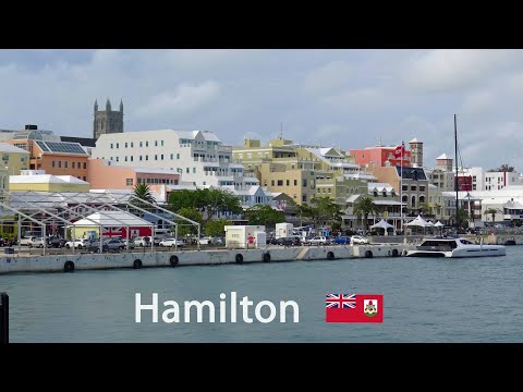 Hamilton - views from the capital of Bermuda 4K