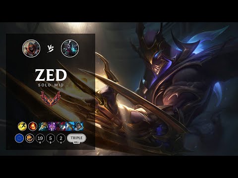 Zed Mid vs Ekko - EUW Grandmaster Patch 12.17