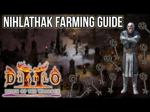 Destruction Key Farming Made Easy - Nihlathak Map Finding Guide - Diablo 2 Resurrected