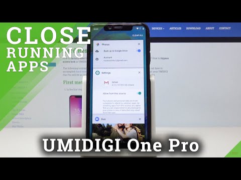 How to Turn Off Running Apps in UMIDIGI One Pro – Turn Off Background Apps