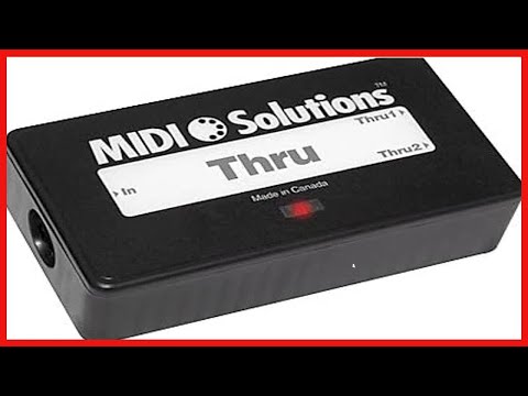 MIDI Solutions MultiVoltage Thru 1-in 2-out MIDI Through Box - ALK Shop