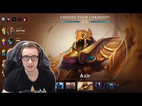 594. Bjergsen - Azir vs Kassadin - Mid - December 3rd, 2017 - Patch 7.23 PreSeason 8