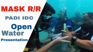 Mask Removal and Replacement - PADI IDC Open Water Presentation