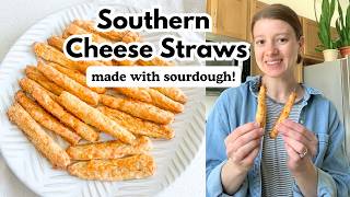 Sourdough Southern Cheese Straws | Easy, No Piping!