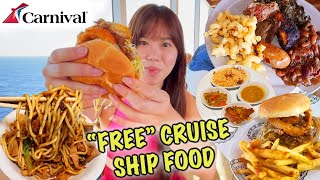 2022 CARNIVAL PANORAMA CRUISE SHIP FOOD REVIEW (Everything that is included with your cruise)