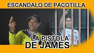 La pistola de James Rodriguez comparado con Gabo