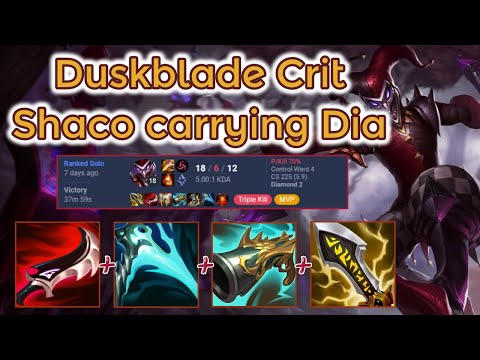 Very Close Assassin Shaco Ranked xD - S13 Dia [League of Legends] Full Gameplay - Infernal Shaco