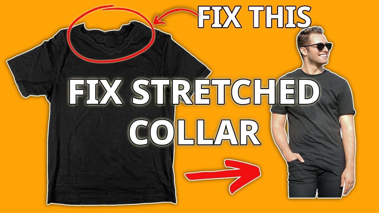 How do you fix a hanging collar?