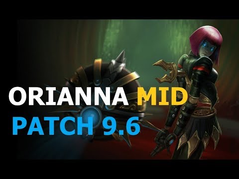 Progamer Play Orianna Mid Patch 9.6 Ranked Korean Pro Replays