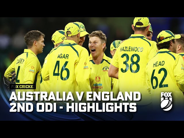 Australia vs England 2nd ODI Match Highlights | 19/11/22 | Fox Cricket Australia vs England 2nd ODI Match Highlights | 19/11/22 | Fox Cricket