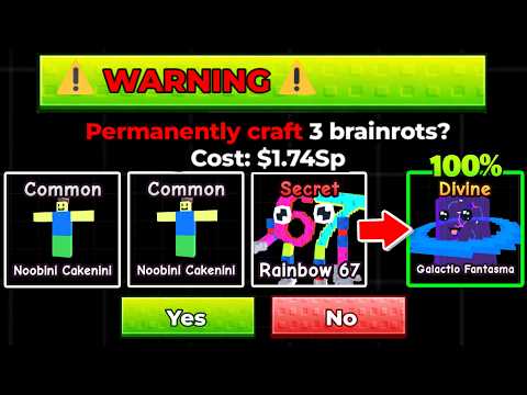 Testing DIVINE Brainrot Spawn Machine RECIEPES in Escape Tsunami for Brainrots!